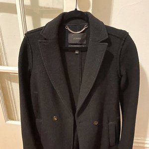J Crew Women's Daphne coat in Italian boiled wool